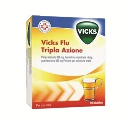Vicks Flu Tripla Azione* 10 Bustine