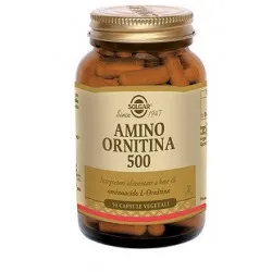 Solgar Amino Ornitina 500 50 Capsule Vegetali