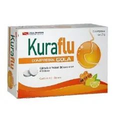 Kuraflu Gola Limone/Miele Compresse