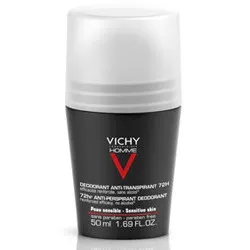 Vichy Homme Deodorante Anti-traspirante Roll-on 72h 50 Ml