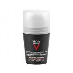 Vichy Homme Deodorante Roll On 48h Pelle Sensibile 50 Ml