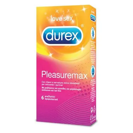 Durex Pleasure Max 6 Pezzi