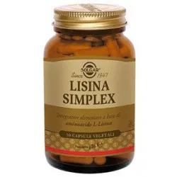 Solgar Lisina Simplex 50 Capsule Vegetali