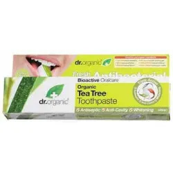Dr Organic Tea Tree Dentifricio 100 Ml