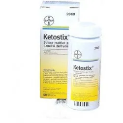 Ketostix Strisce Misurazione Chetonuria 50 Pezzi