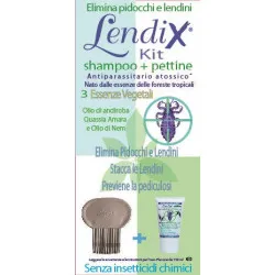 Lendix Kit Shampoo + Pettine Antipidocchi