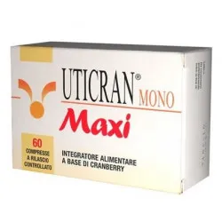 4 Confezioni Uticran Maxi Integratore Apparato Urinario 60 Compresse