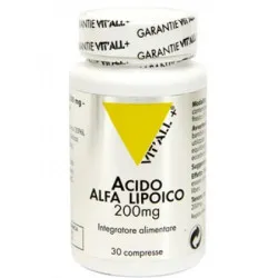 Vital Plus Acido Alfa Lipoico 30 Compresse 4 Pezzi