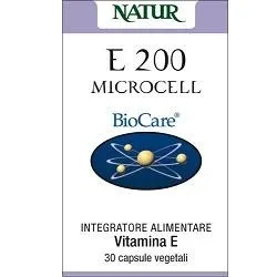 6 Confezioni E 200 Microcell integratore vitaminico 30 capsule vegetali