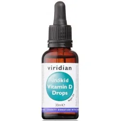 Viridian Viridikid Vitamin D3 400iu Gocce