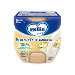 Mellin Merenda Latte E Vaniglia 2x100g