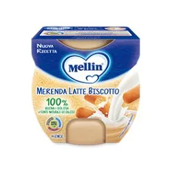 Mellin Merenda Latte E Biscotto 2x100g