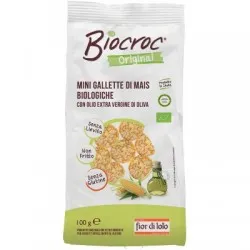 Biocroc Mini Gallette Di Mais E Olio di Oliva Maxi 100 gr