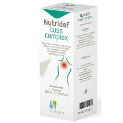 Nutridef tuss complex sciroppo fluidificante e mucolitico 200 ml