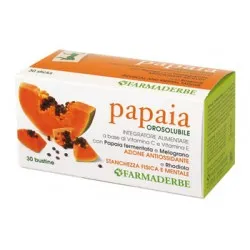 Farmaderbe Papaia 30 bustine integratore alimentare