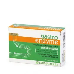Farmaderbe Gastro enzyme 30 capsule integratore alimentare