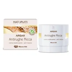 Argan crema antirughe ricca viso pelli mature in vasetto 50 ml