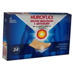 Nuroflex dolori muscolari 4 cerotti di ibuprofene 200 mg