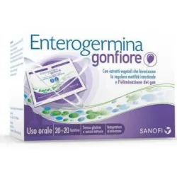 Enterogermina gonfiore integratore 20 bustine bipartite