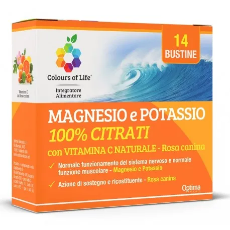 Optima Naturals Magnesio potassio vitamina c 14 bustine