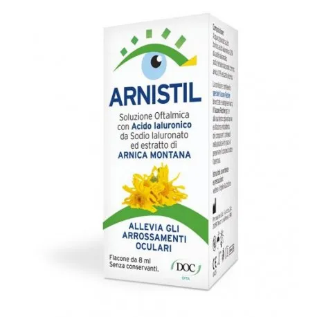 Arnistil soluzione oftalmica acido ialuronico estratto di arnica 8 ml