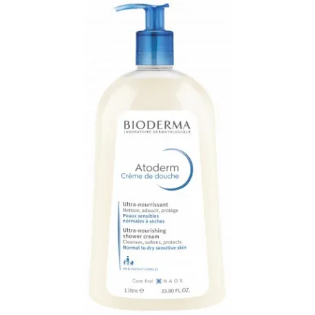 Bioderma Atoderm doccia crema pelle sensibile 1 litro