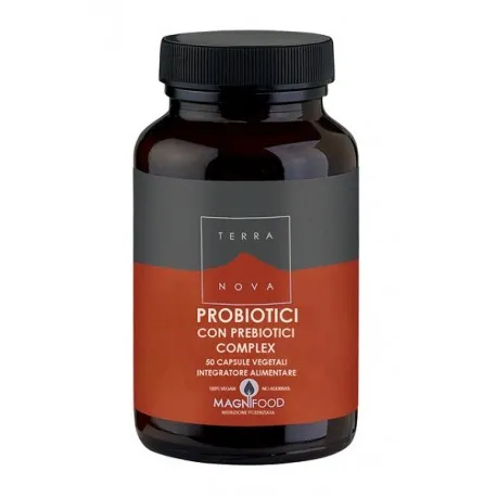Terranova probiotici con prebiotici complex 50 capsule