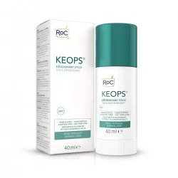 Roc keops deodorante traspirante stick 24h 40 ml