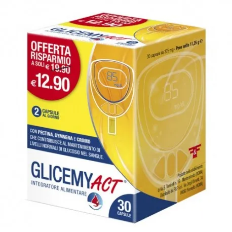 Glicemy act 30 capsule integratore di Gymnena