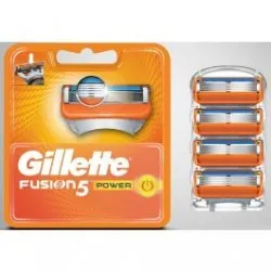 Gillette fusion power lame di ricambio 4 pezzi