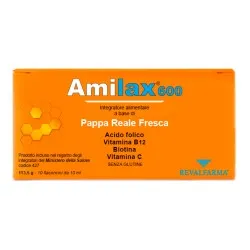 Revalfarma Amilax 600 10 Flaconi di pappa reale 10ml