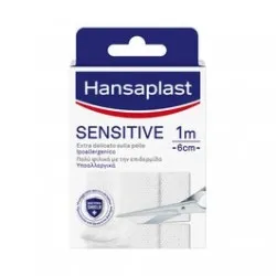 Beiersdorf Hansaplast Striscia Sensitive Pretagliata 1x6cm 10 Pezzi