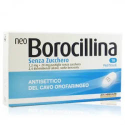 Neoborocillina* 16 Pastiglie Senza Zucchero