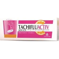 Angelini Tachifluactiv 12 compresse effervescenti 500 mg + 200 mg