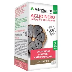 Arkofarm Arkocapsule Aglio Nero Bio integratore 40 Capsule