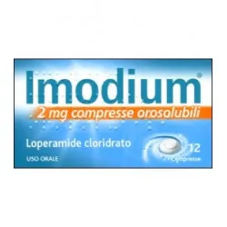 Imodium* 12 Compresse Orosolubili 2mg