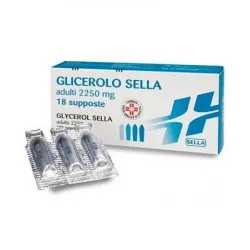 Sella Glicerolo*adulti 18 Supposte 2250mg