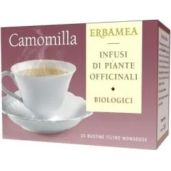 Erbamea Camomilla 20 Bustine Filtro integratore rilassante