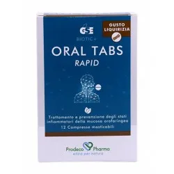 Gse oral tabs rapid liquirizia 12 compresse