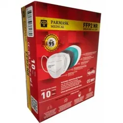 Parmask mascherina FFP2 bianca confezione da 10 pezzi