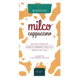 Medifood Milco Bevanda Aproteica Cappuccino 6 X 200 Ml