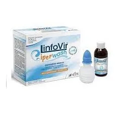 Linfovir Iperwash Soluzione Salina Ipertonica 8 Flaconi Da 60ml + 1 Erogatore