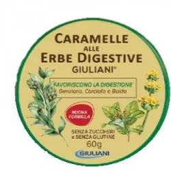 Giuliani Caramelle Digestive Alle Erbe Senza Zucchero 60 gr