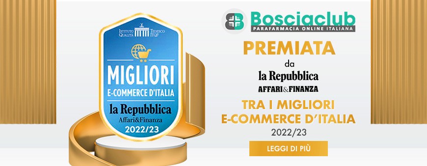 Bosciaclub è stata premiata tra i Migliori E-commerce d'Italia