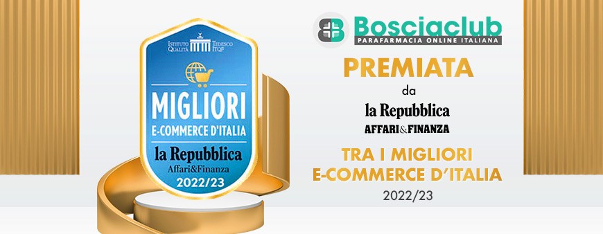 Bosciaclub farmacia online, inclusa nella lista delle migliori farmacie online in Italia per l'anno 2021-2022